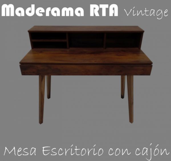 MESA ESCRITORIO CON CAJÓN VINTAGE